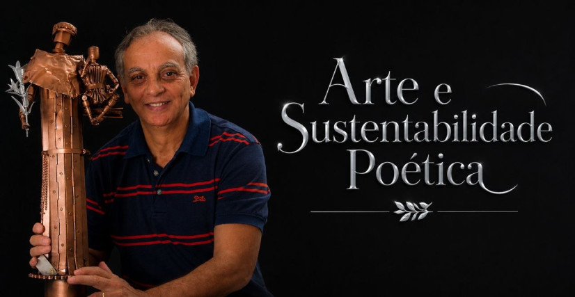 Arte e Sustentabilidade Poética, campanha do livro sobre a obra de Wagner Pedro Ribeiro